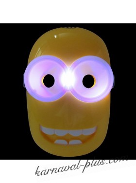 Карнавальная маска Миньон, световая  